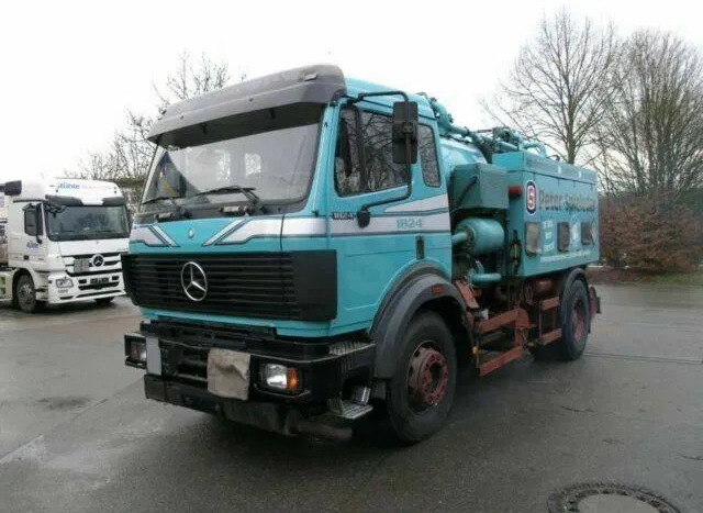 Mercedes-Benz ASSMANN SAUG SPÜL A3 TANK +KOMBIFZ f. Diesel/ Heizöl - Camion hydrocureur: photos 1 Mercedes-Benz ASSMANN SAUG SPÜL A3 TANK +KOMBIFZ f. Diesel/ Heizöl - Camion hydrocureur: photos 1