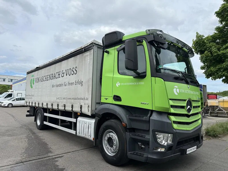 Camion à rideaux coulissants Mercedes-Benz Antos 1827 L Pr/Plane Rungentaschen E6: photos 11