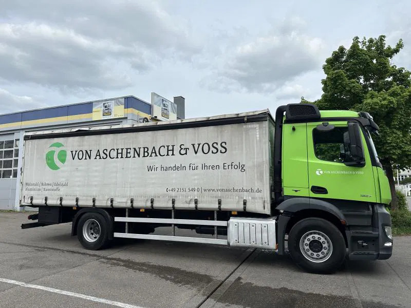 Camion à rideaux coulissants Mercedes-Benz Antos 1827 L Pr/Plane Rungentaschen E6: photos 9