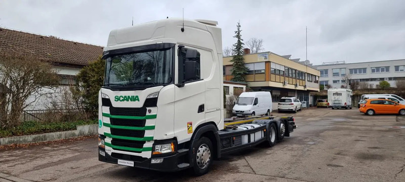 Scania 6X2 BDF Intarder Lenkachse VANTEC hyd Hubr - Camion porte-conteneur/ Caisse mobile: photos 1 Scania 6X2 BDF Intarder Lenkachse VANTEC hyd Hubr - Camion porte-conteneur/ Caisse mobile: photos 1