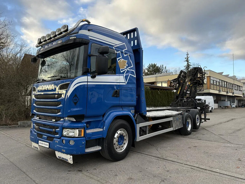 Scania 6x2 Kurzholz LOGLIFT 125 ZT 93 - Camion grumier: photos 2 Scania 6x2 Kurzholz LOGLIFT 125 ZT 93 - Camion grumier: photos 2