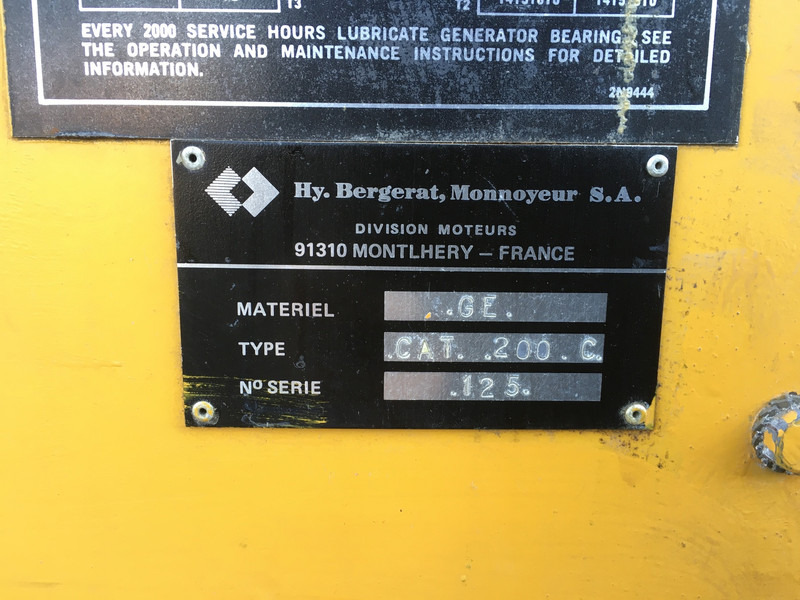 Groupe électrogène Caterpillar 3406DI GENERATOR 225KVA USED: photos 8
