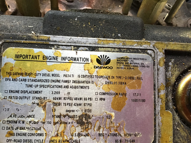 Doosan EWOO DAEWOO PO34TI GENERATOR 50 KVA USED - Groupe électrogène: photos 5 Doosan EWOO DAEWOO PO34TI GENERATOR 50 KVA USED - Groupe électrogène: photos 5