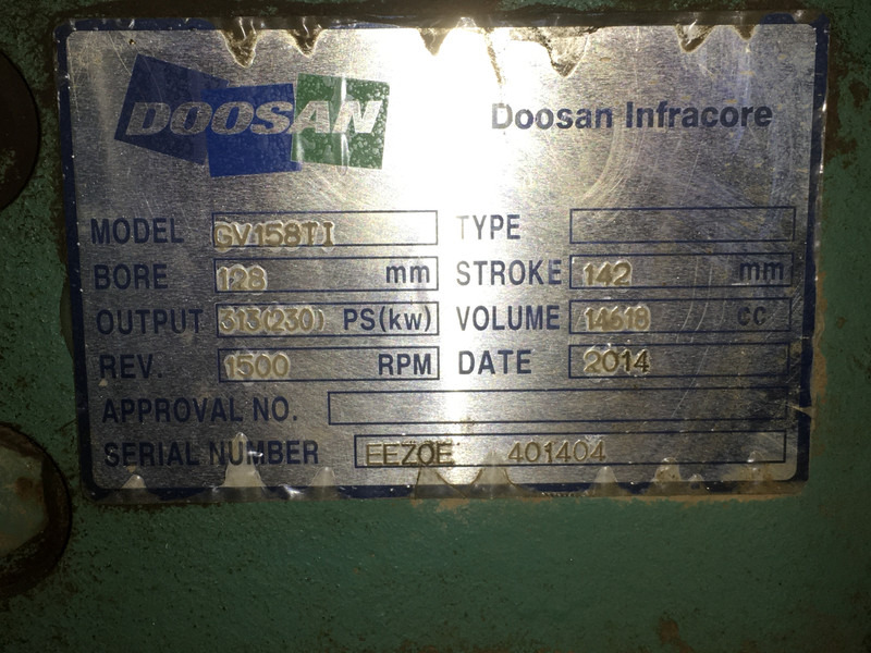 Doosan GV158TI FOR PARTS - Engins de chantier: photos 5 Doosan GV158TI FOR PARTS - Engins de chantier: photos 5