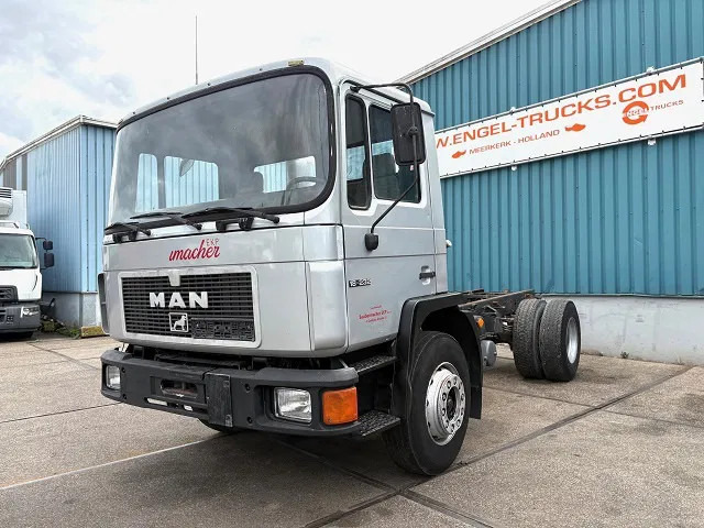 MAN 18 18.232 4x2 FULL STEEL CHASSIS (MANUAL GEARBOX / FULL STEEL SUSPENSION / REDUCTION AXLE) - Châssis cabine: photos 1 MAN 18 18.232 4x2 FULL STEEL CHASSIS (MANUAL GEARBOX / FULL STEEL SUSPENSION / REDUCTION AXLE) - Châssis cabine: photos 1