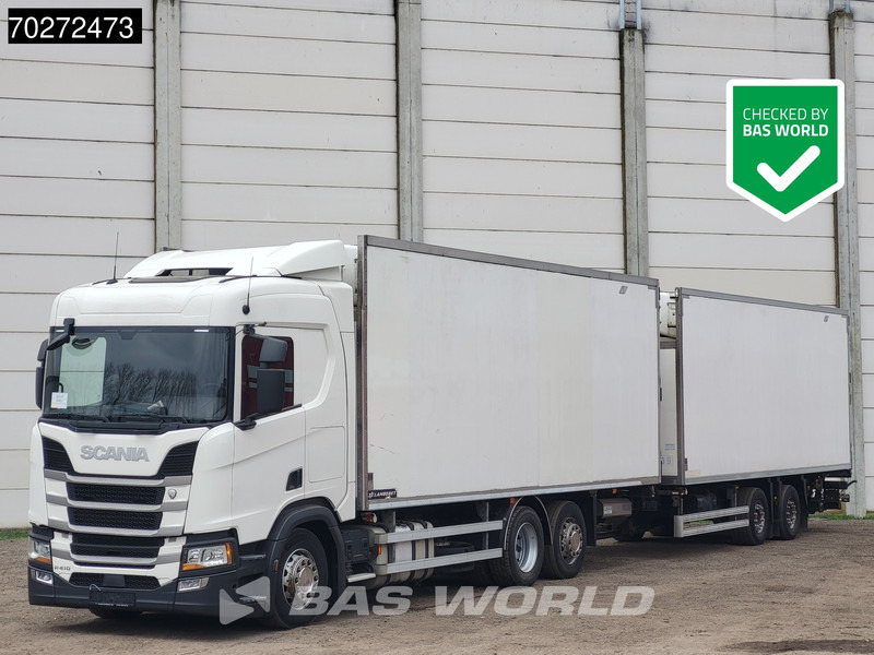 Scania R410 6X2 Refrigerated Combi Lamberet Carrier Retarder Euro 6 - Camion: photos 1 Scania R410 6X2 Refrigerated Combi Lamberet Carrier Retarder Euro 6 - Camion: photos 1