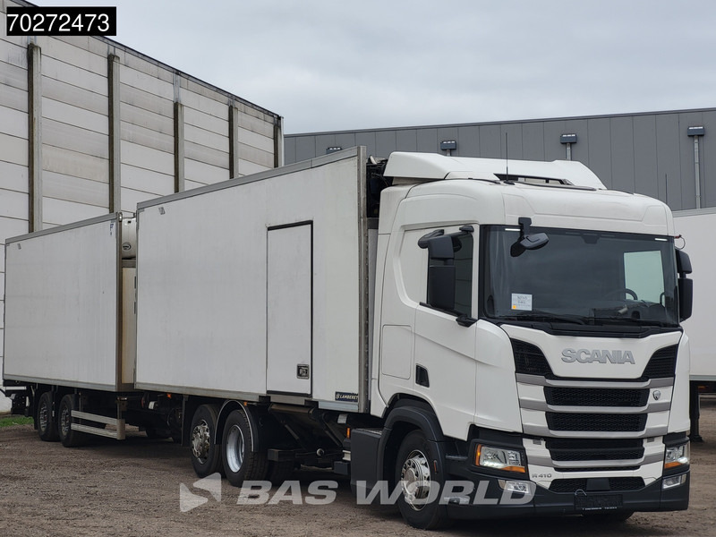 Scania R410 6X2 Refrigerated Combi Lamberet Carrier Retarder Euro 6 - Camion: photos 3 Scania R410 6X2 Refrigerated Combi Lamberet Carrier Retarder Euro 6 - Camion: photos 3