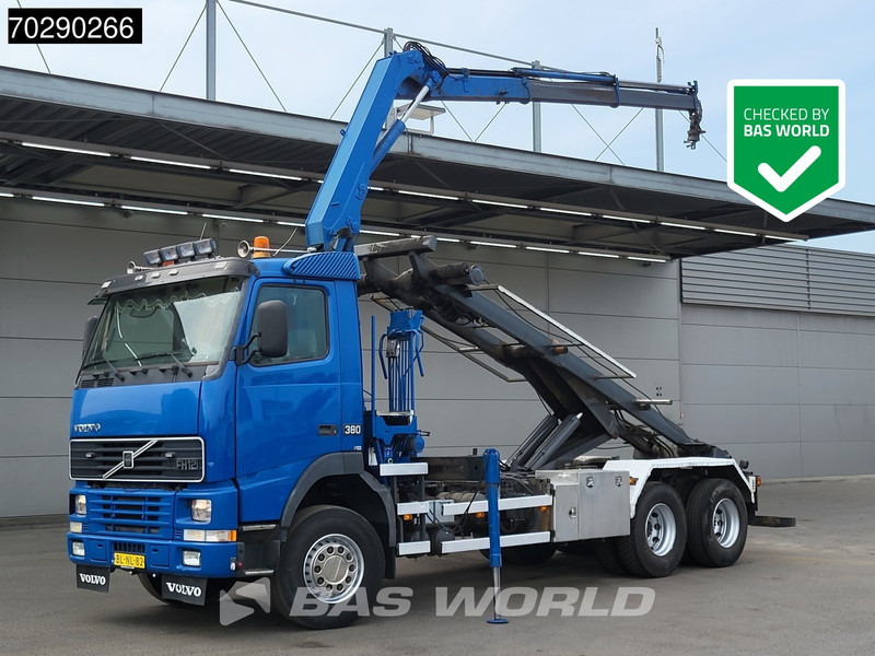 Volvo FH12 380 6X2 NL-Truck HMF 1463K2 Crane Steelsuspension Lift-Axle Manual Euro 3 - Camion, Camion grue: photos 1 Volvo FH12 380 6X2 NL-Truck HMF 1463K2 Crane Steelsuspension Lift-Axle Manual Euro 3 - Camion, Camion grue: photos 1