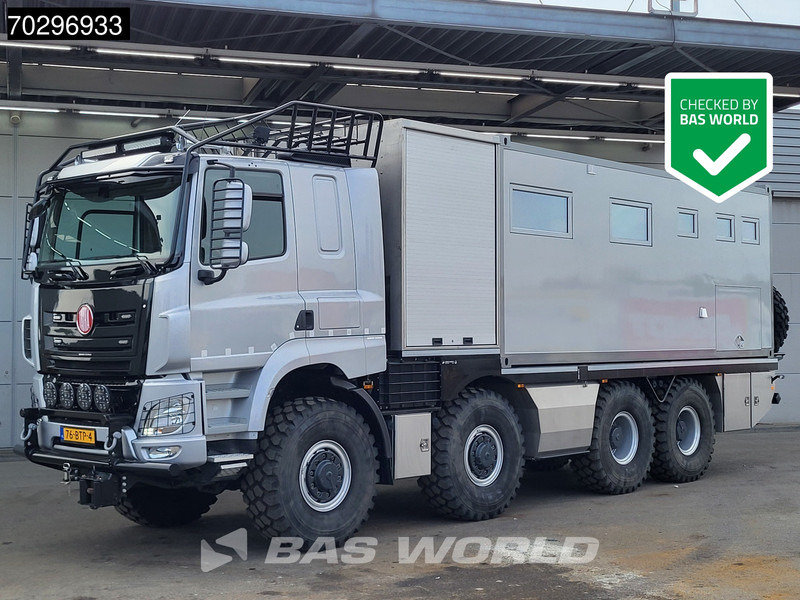 Tatra T158 8X8 NL-Truck 8x8 Off-Grid Camper Hydraulic Winch Generator Retarder Airco Euro 6 - Camping-car: photos 1 Tatra T158 8X8 NL-Truck 8x8 Off-Grid Camper Hydraulic Winch Generator Retarder Airco Euro 6 - Camping-car: photos 1