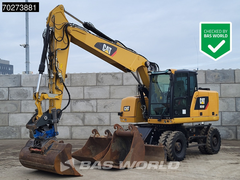 Caterpillar M316 F TILT ROTATOR - 3 BUCKETS - Pelle sur pneus: photos 1 Caterpillar M316 F TILT ROTATOR - 3 BUCKETS - Pelle sur pneus: photos 1