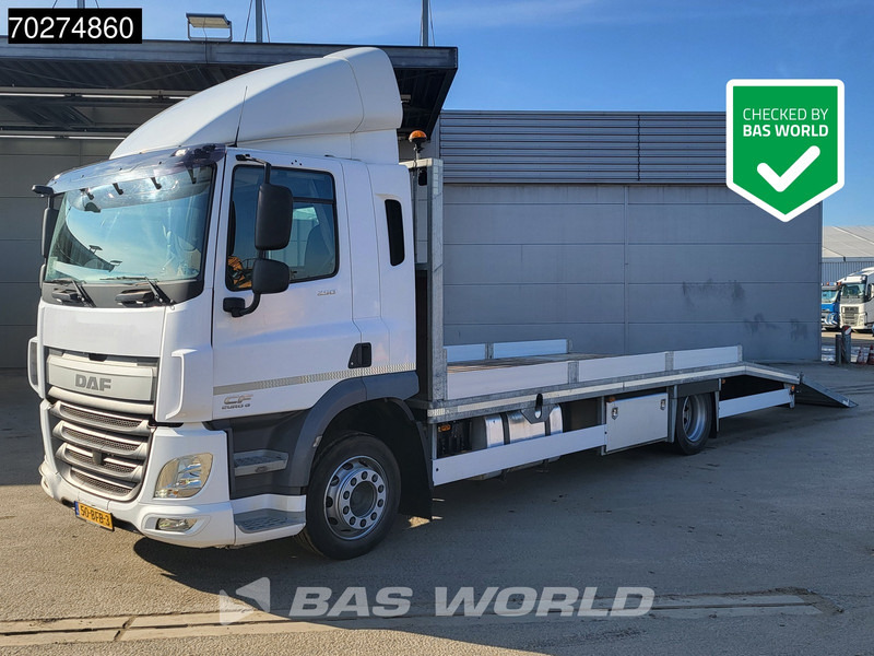 DAF CF 250 4X2 18tons NL-Truck Machine transporter Hydraulic ramps Euro 6 - Camion porte-voitures: photos 1 DAF CF 250 4X2 18tons NL-Truck Machine transporter Hydraulic ramps Euro 6 - Camion porte-voitures: photos 1