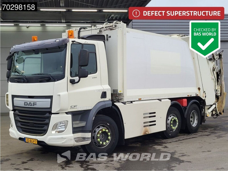 DAF CF 290 6X2 NL-Truck Haller Medim DEFECT! superstructure Lift+Steering Axle ACC Euro 6 - Benne à ordures ménagères: photos 1 DAF CF 290 6X2 NL-Truck Haller Medim DEFECT! superstructure Lift+Steering Axle ACC Euro 6 - Benne à ordures ménagères: photos 1