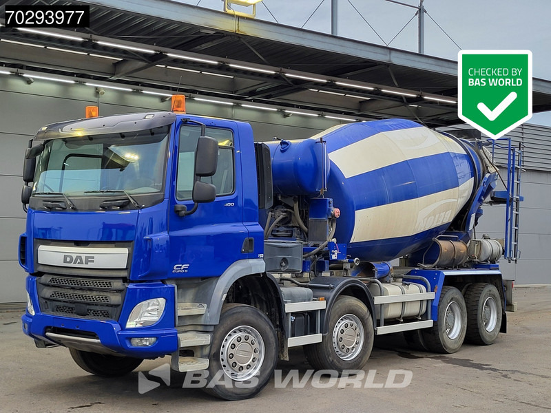 DAF CF 400 8X4 9m3 Stetter Mixer Big-Axle Steel Suspension Manual Euro 6 - Camion malaxeur: photos 1 DAF CF 400 8X4 9m3 Stetter Mixer Big-Axle Steel Suspension Manual Euro 6 - Camion malaxeur: photos 1