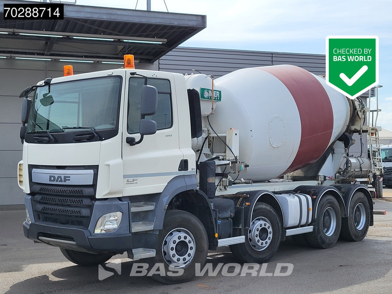 DAF CF 410 8X4 9m3 Imer Mixer Big-Axle Manual Euro 6 - Camion malaxeur: photos 1 DAF CF 410 8X4 9m3 Imer Mixer Big-Axle Manual Euro 6 - Camion malaxeur: photos 1