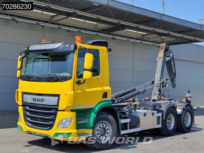 DAF CF 450 CF 6X2 HIAB 20ZL53 Hooklift LiftAxle Automatic 20 Tonnes ACC Euro 6 - Camion ampliroll: photos 3 DAF CF 450 CF 6X2 HIAB 20ZL53 Hooklift LiftAxle Automatic 20 Tonnes ACC Euro 6 - Camion ampliroll: photos 3