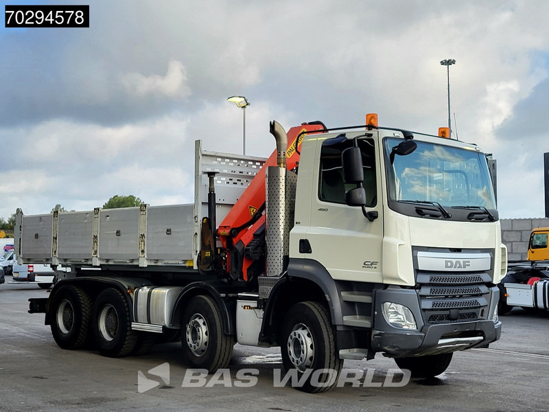 DAF CF 460 8X4 Palfinger PK18002 EH Crane tipper Retarder Big-Axle Steelsuspension Manual - Camion benne, Camion grue: photos 3 DAF CF 460 8X4 Palfinger PK18002 EH Crane tipper Retarder Big-Axle Steelsuspension Manual - Camion benne, Camion grue: photos 3