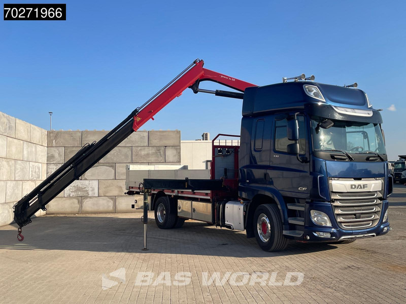 DAF CF 530 4X2 HMF 1820-RC Kran Crane Retarder Space cab Euro 6 - Camion plateau, Camion grue: photos 5 DAF CF 530 4X2 HMF 1820-RC Kran Crane Retarder Space cab Euro 6 - Camion plateau, Camion grue: photos 5