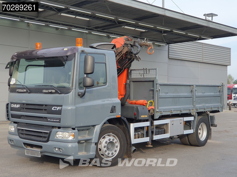 DAF CF75.250 FA75 4X2 Palfinger PK11000 Crane 8m3 tipper Manual Euro 4 - Camion benne, Camion grue: photos 3 DAF CF75.250 FA75 4X2 Palfinger PK11000 Crane 8m3 tipper Manual Euro 4 - Camion benne, Camion grue: photos 3