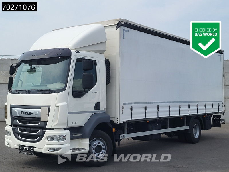 DAF LF 290 4X2 16tonner Sliding roof Automatic Ladebordwand ACC Euro 6 - Camion à rideaux coulissants: photos 1 DAF LF 290 4X2 16tonner Sliding roof Automatic Ladebordwand ACC Euro 6 - Camion à rideaux coulissants: photos 1
