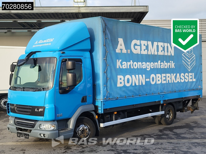 DAF LF45.160 4X2 7.5tonner Manual 1500kg Ladebordwand Euro 5 - Camion à rideaux coulissants: photos 1 DAF LF45.160 4X2 7.5tonner Manual 1500kg Ladebordwand Euro 5 - Camion à rideaux coulissants: photos 1