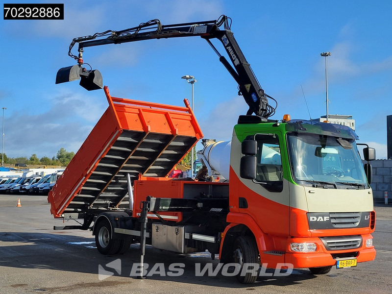 DAF LF45.210 LF 4X2 MKG HLK 66 Crane Kran 5m3 tipper Manual Euro 5 - Camion benne, Camion grue: photos 3 DAF LF45.210 LF 4X2 MKG HLK 66 Crane Kran 5m3 tipper Manual Euro 5 - Camion benne, Camion grue: photos 3