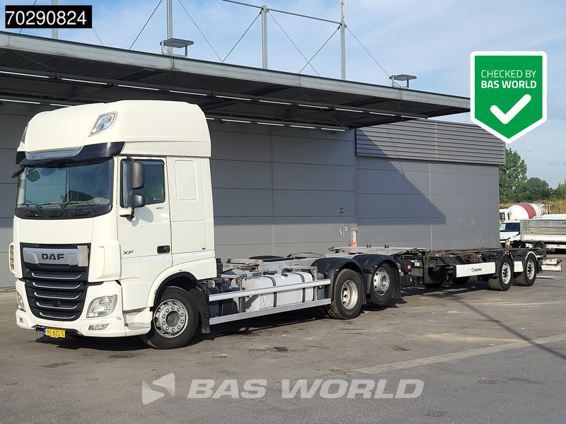 DAF XF 480 6X2 Combi NL-Truck BDF Retarder Liftaxle Automatic ACC Euro 6 - Camion porte-conteneur/ Caisse mobile: photos 1 DAF XF 480 6X2 Combi NL-Truck BDF Retarder Liftaxle Automatic ACC Euro 6 - Camion porte-conteneur/ Caisse mobile: photos 1
