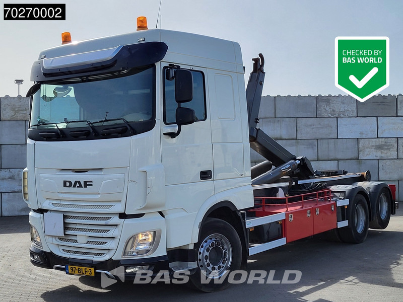 DAF XF 480 6X2 NL-Truck VDL S25-6400 Lift-Axle Automatic ACC Euro 6 - Camion ampliroll: photos 1 DAF XF 480 6X2 NL-Truck VDL S25-6400 Lift-Axle Automatic ACC Euro 6 - Camion ampliroll: photos 1