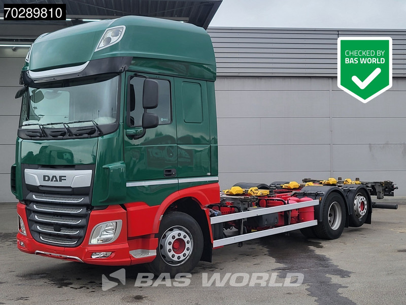 DAF XF 480 6X2 Retarder BDF Lift-Axle Automatic Navi ACC Euro 6 - Camion porte-conteneur/ Caisse mobile: photos 1 DAF XF 480 6X2 Retarder BDF Lift-Axle Automatic Navi ACC Euro 6 - Camion porte-conteneur/ Caisse mobile: photos 1