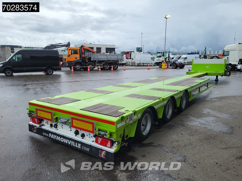 Faymonville F-S43-1AAF 3 axles Extendable Twistlocks 3x Hydraulic Steering Galvanised - Semi-remorque surbaissé: photos 5 Faymonville F-S43-1AAF 3 axles Extendable Twistlocks 3x Hydraulic Steering Galvanised - Semi-remorque surbaissé: photos 5