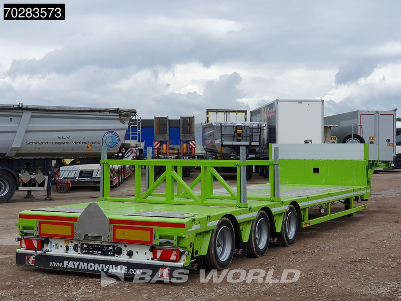 Faymonville F-S43-1AAF 3 axles Extendable Twistlocks 3x Hydraulic Steering Galvanised - Semi-remorque surbaissé: photos 3 Faymonville F-S43-1AAF 3 axles Extendable Twistlocks 3x Hydraulic Steering Galvanised - Semi-remorque surbaissé: photos 3