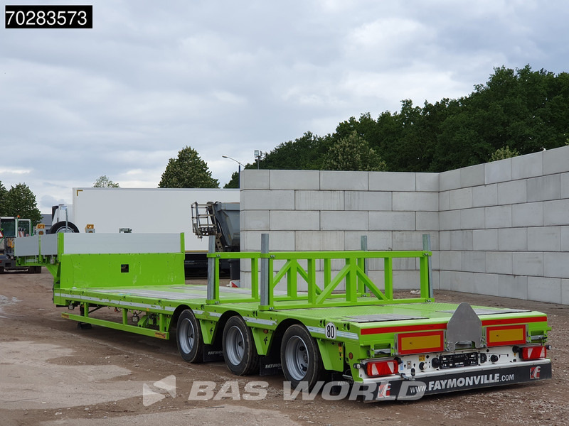 Faymonville F-S43-1AAF 3 axles Extendable Twistlocks 3x Hydraulic Steering Galvanised - Semi-remorque surbaissé: photos 2 Faymonville F-S43-1AAF 3 axles Extendable Twistlocks 3x Hydraulic Steering Galvanised - Semi-remorque surbaissé: photos 2