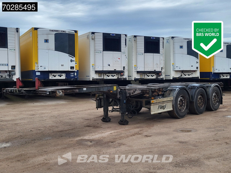 Fliegl SDS380 2x20ft 1x30ft 1x40ft Liftachse TÜV 10/25 - Semi-remorque porte-conteneur/ Caisse mobile: photos 1 Fliegl SDS380 2x20ft 1x30ft 1x40ft Liftachse TÜV 10/25 - Semi-remorque porte-conteneur/ Caisse mobile: photos 1