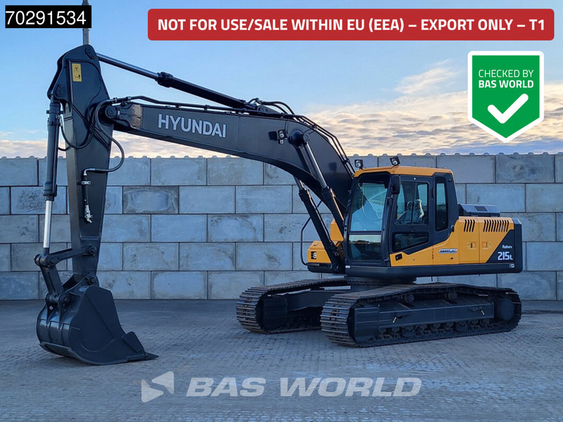 Hyundai R215 L - Pelle sur chenille: photos 1 Hyundai R215 L - Pelle sur chenille: photos 1