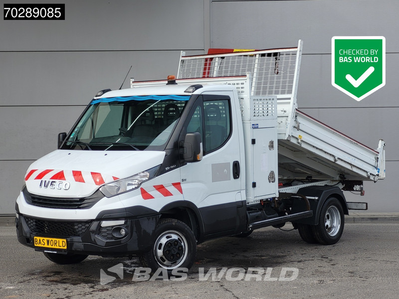 Iveco Daily 35C16 Kipper met Kraan Dubbellucht 3,5t Trekhaak Airco Cruise Camera Euro6 Crane Kran Kranwagen 2m3 A/C Towbar Cruise control - Véhicule utilitaire benne: photos 1 Iveco Daily 35C16 Kipper met Kraan Dubbellucht 3,5t Trekhaak Airco Cruise Camera Euro6 Crane Kran Kranwagen 2m3 A/C Towbar Cruise control - Véhicule utilitaire benne: photos 1