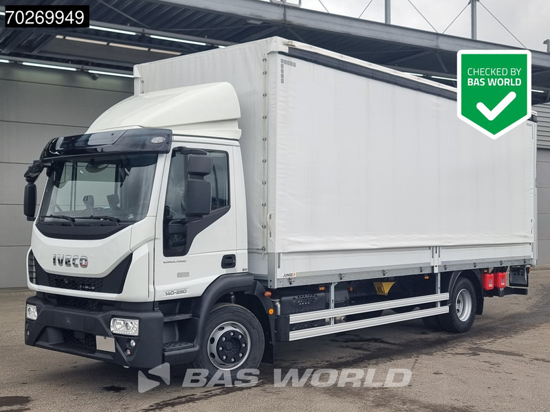 Iveco Eurocargo 140E280 4X2 2024 registration 14tonner Ladebordwand Automatic Euro 6 - Camion à rideaux coulissants: photos 1 Iveco Eurocargo 140E280 4X2 2024 registration 14tonner Ladebordwand Automatic Euro 6 - Camion à rideaux coulissants: photos 1