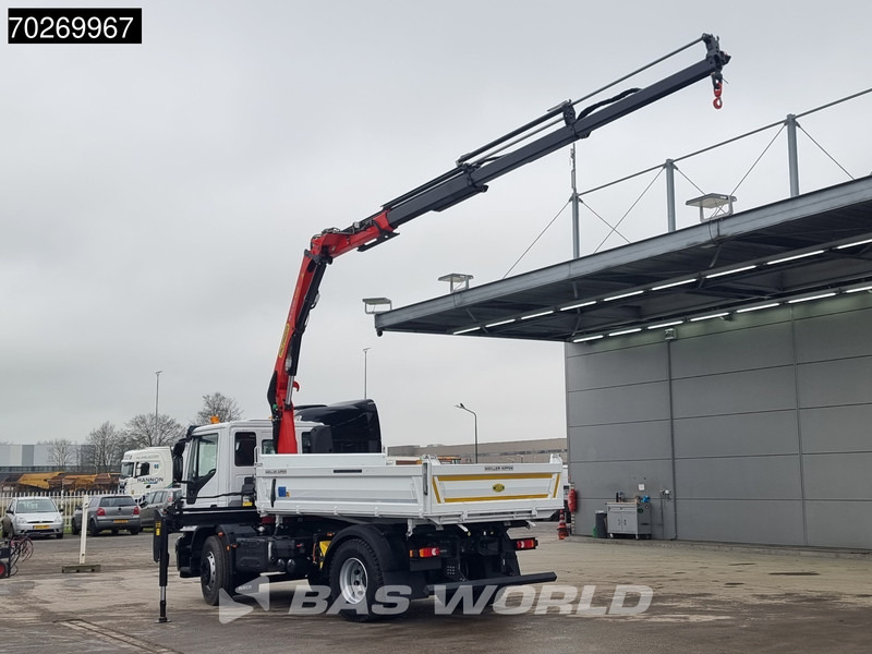 Iveco Eurocargo 180E320 4X2 Steelsuspension 3-Seiten Palfinger PK12.501 Euro 6 - Camion benne, Camion grue: photos 2 Iveco Eurocargo 180E320 4X2 Steelsuspension 3-Seiten Palfinger PK12.501 Euro 6 - Camion benne, Camion grue: photos 2