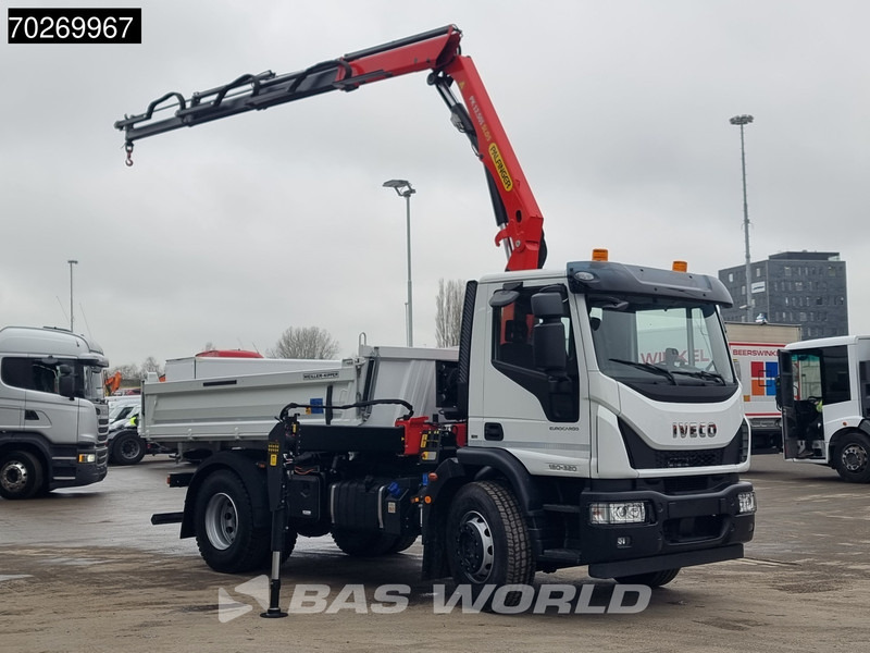 Iveco Eurocargo 180E320 4X2 Steelsuspension 3-Seiten Palfinger PK12.501 Euro 6 - Camion benne, Camion grue: photos 3 Iveco Eurocargo 180E320 4X2 Steelsuspension 3-Seiten Palfinger PK12.501 Euro 6 - Camion benne, Camion grue: photos 3