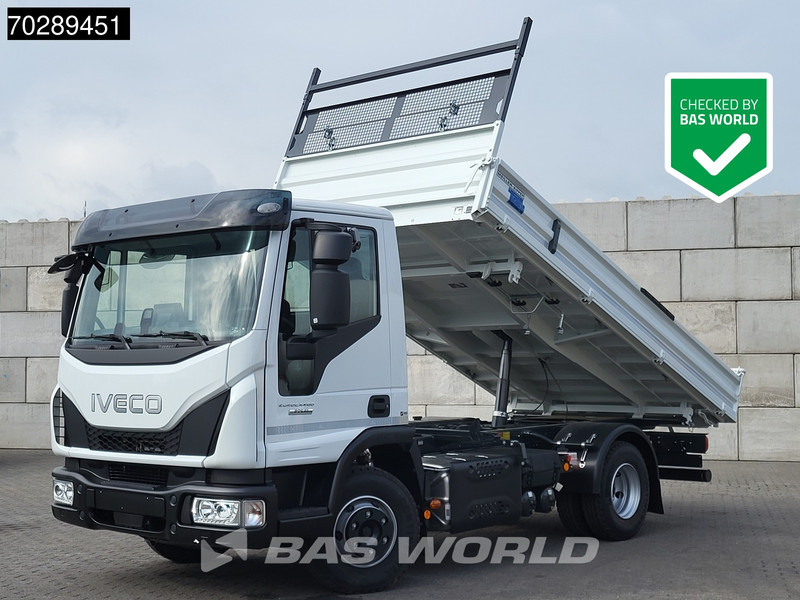 Iveco Eurocargo 80E210 4X2 NEW! 3-SIDED 4m3 Tipper Manual Hydraulic ACC Euro 6 - Camion benne: photos 1 Iveco Eurocargo 80E210 4X2 NEW! 3-SIDED 4m3 Tipper Manual Hydraulic ACC Euro 6 - Camion benne: photos 1