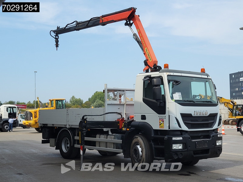 Iveco Stralis 310 4X2 Palfinger PK12002 EH Kran Crane Rotator Automatic Full Steel Euro 6 - Camion plateau, Camion grue: photos 3 Iveco Stralis 310 4X2 Palfinger PK12002 EH Kran Crane Rotator Automatic Full Steel Euro 6 - Camion plateau, Camion grue: photos 3