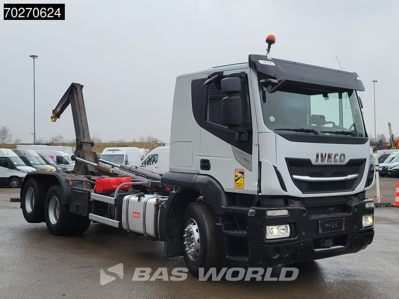 Iveco Stralis 460 6X2 20tons Marrel hooklift Lift Axle ACC Euro 6 - Camion ampliroll: photos 3 Iveco Stralis 460 6X2 20tons Marrel hooklift Lift Axle ACC Euro 6 - Camion ampliroll: photos 3