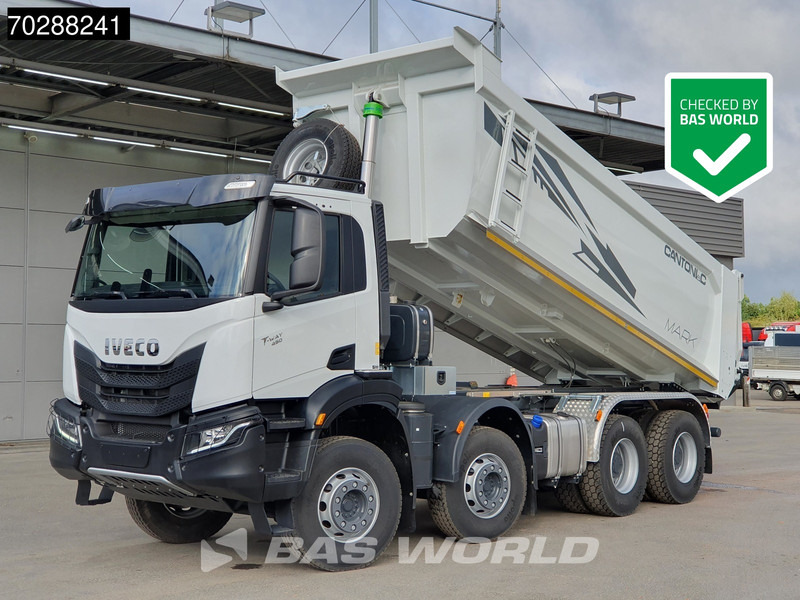 Iveco T-Way 450 8X4 NEW! 20m3 Cantoni tipper Steelsuspension Big-Axle Automatic Euro 6 - Camion benne: photos 1 Iveco T-Way 450 8X4 NEW! 20m3 Cantoni tipper Steelsuspension Big-Axle Automatic Euro 6 - Camion benne: photos 1