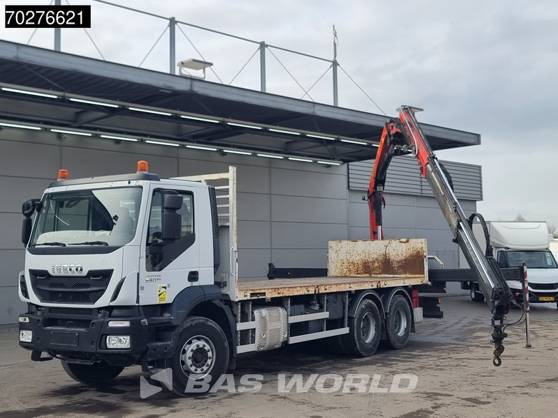 Iveco Trakker 360 6X4 Palfinger PK17.001 SLD Remote Steelsuspension Big-Axle - Camion plateau, Camion grue: photos 5 Iveco Trakker 360 6X4 Palfinger PK17.001 SLD Remote Steelsuspension Big-Axle - Camion plateau, Camion grue: photos 5