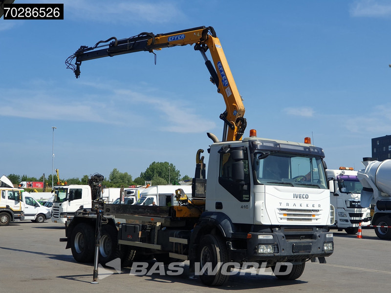 Iveco Trakker 410 6X4 Effer CRANE 175/2S Manual 20 Tonnes EEV - Camion ampliroll, Camion grue: photos 3 Iveco Trakker 410 6X4 Effer CRANE 175/2S Manual 20 Tonnes EEV - Camion ampliroll, Camion grue: photos 3