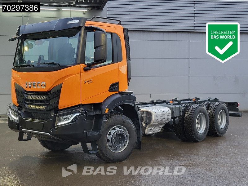 Iveco X-Way 420 6X4 NEW! OFF Chassis steelsuspension Automatic Euro 6 - Châssis cabine: photos 1 Iveco X-Way 420 6X4 NEW! OFF Chassis steelsuspension Automatic Euro 6 - Châssis cabine: photos 1