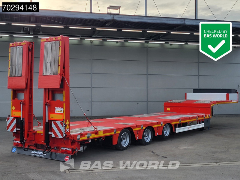 Kässbohrer LB3E 3 axles Steering+Lift Axle Extendable Ramps - Semi-remorque surbaissé: photos 2 Kässbohrer LB3E 3 axles Steering+Lift Axle Extendable Ramps - Semi-remorque surbaissé: photos 2