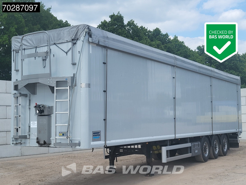 Knapen K100 Wheeled NL-Trailer 10mm TÜV 05-26 Liftachse - Semi-remorque à fond mouvant: photos 1 Knapen K100 Wheeled NL-Trailer 10mm TÜV 05-26 Liftachse - Semi-remorque à fond mouvant: photos 1