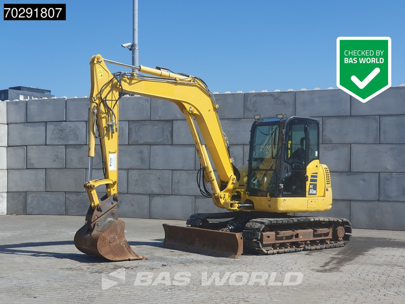 Komatsu PC80 MR-5 A/C - Mini pelle: photos 1 Komatsu PC80 MR-5 A/C - Mini pelle: photos 1