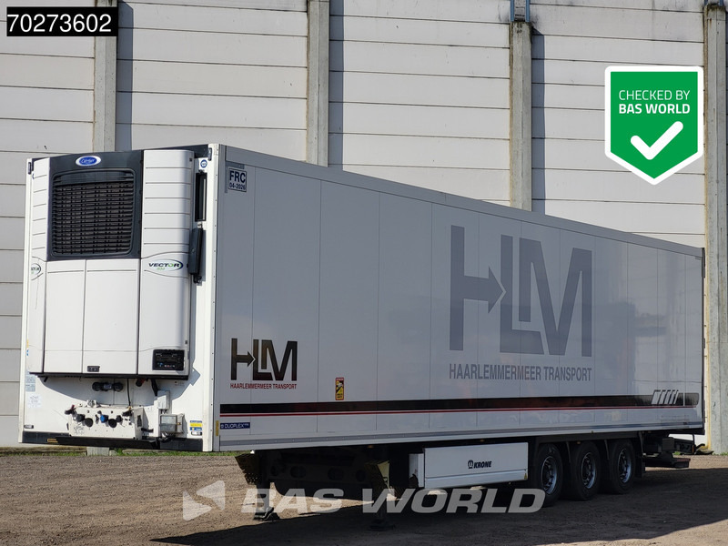 Krone Carrier Vector 1550 Tailgate TUV 11/25 Liftachse Bloemenbreed - Semi-remorque frigorifique: photos 1 Krone Carrier Vector 1550 Tailgate TUV 11/25 Liftachse Bloemenbreed - Semi-remorque frigorifique: photos 1
