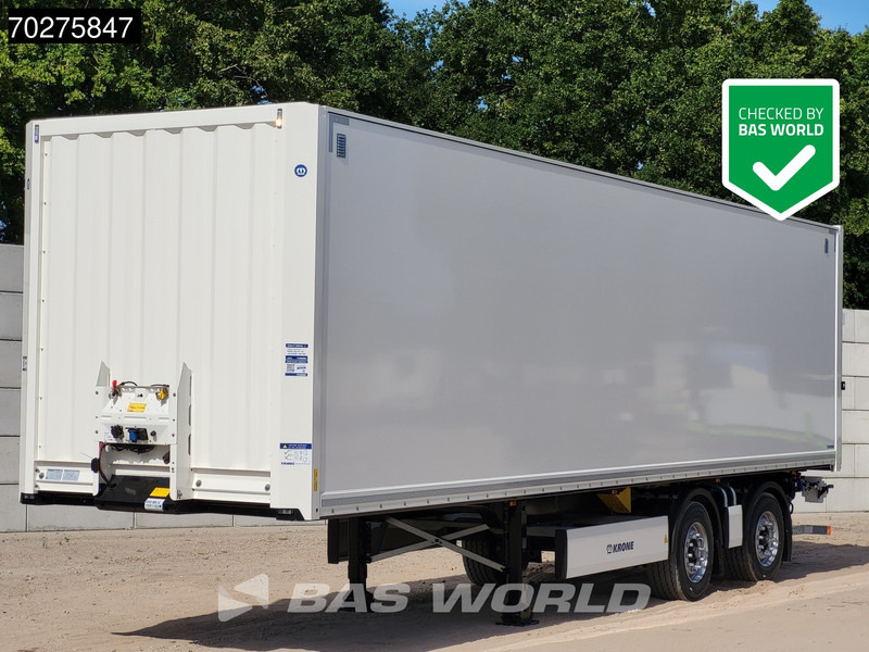 Krone SZ City NEW Lift+Lenkachse Tail Lift - Semi-remorque fourgon: photos 1 Krone SZ City NEW Lift+Lenkachse Tail Lift - Semi-remorque fourgon: photos 1