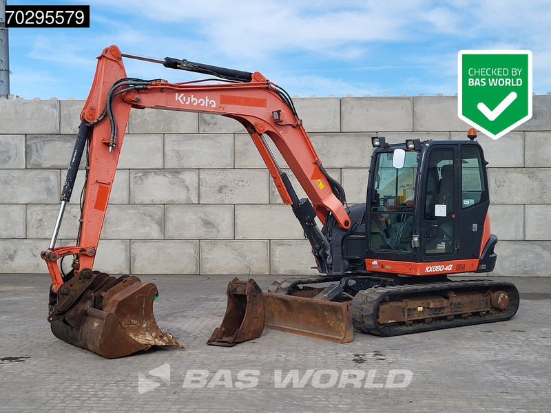 Kubota KX080-4a - Mini pelle: photos 1 Kubota KX080-4a - Mini pelle: photos 1
